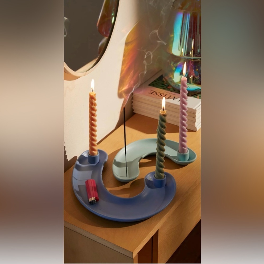 Urban Outfitters Laurel Double Taper Candle Holder